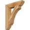 Ekena Millwork Imperial Slat Rough Sawn Bracket, Western Red Cedar, 6"W x 30"D x 36"H BKT06X30X36IMP06RWR - alternate 1
